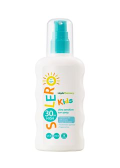 LloydsApotek Solero Kids sun spray for sensitive skin SPF 30