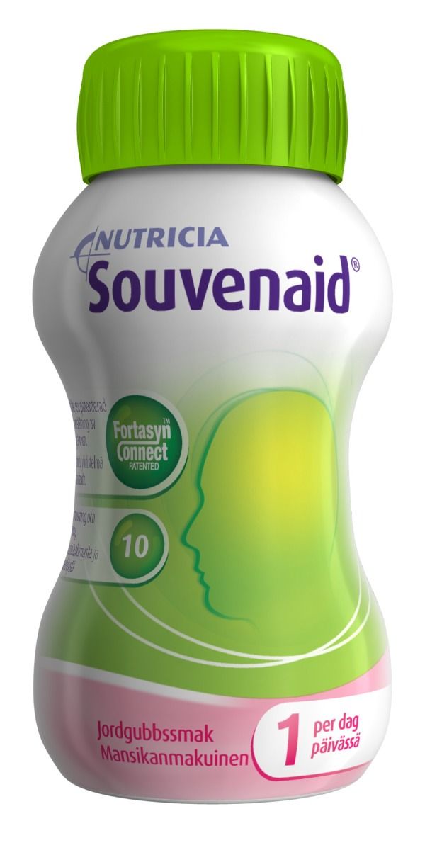 Nutricia Nordic AB Souvenaid Jordgubb 4 x 125 ml