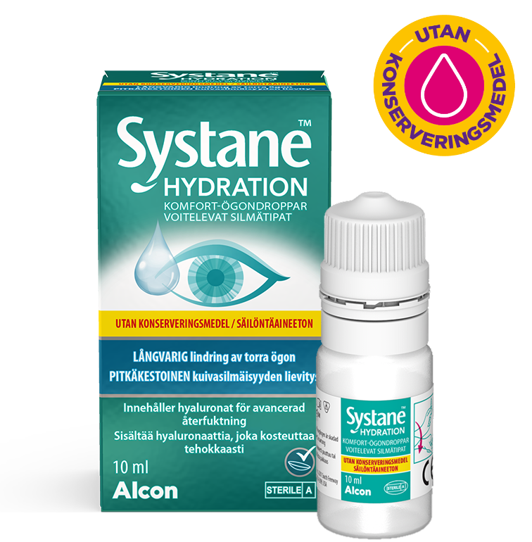 Systane hydration utan konserveringsmedel 10 ml