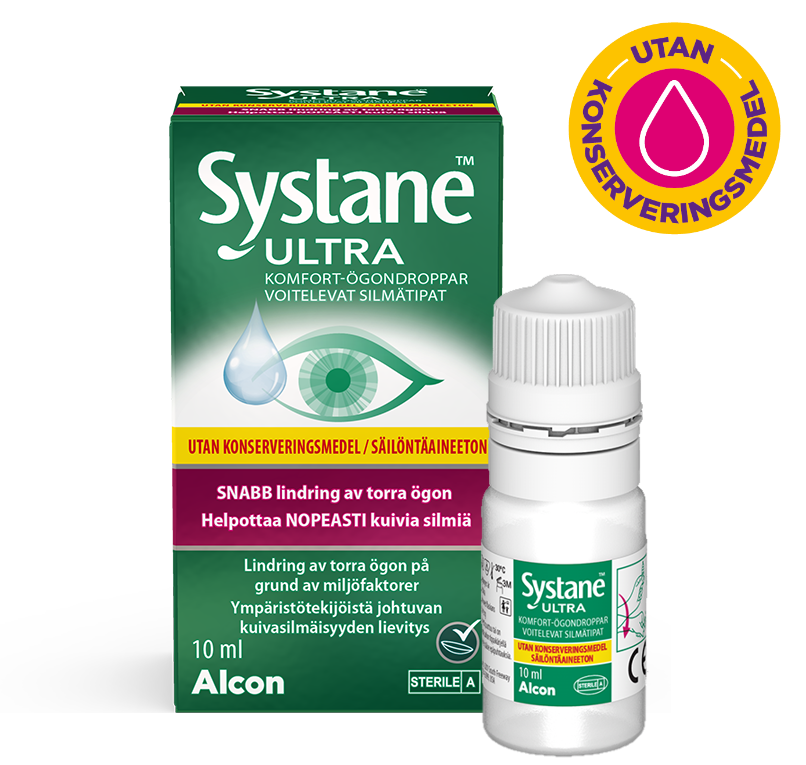 Systane ultra utan konserveringsmedel 10 ml