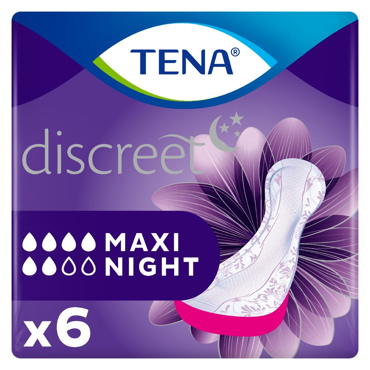 Essity Hygiene and Health AB TENA Discreet Maxi Night 6 st