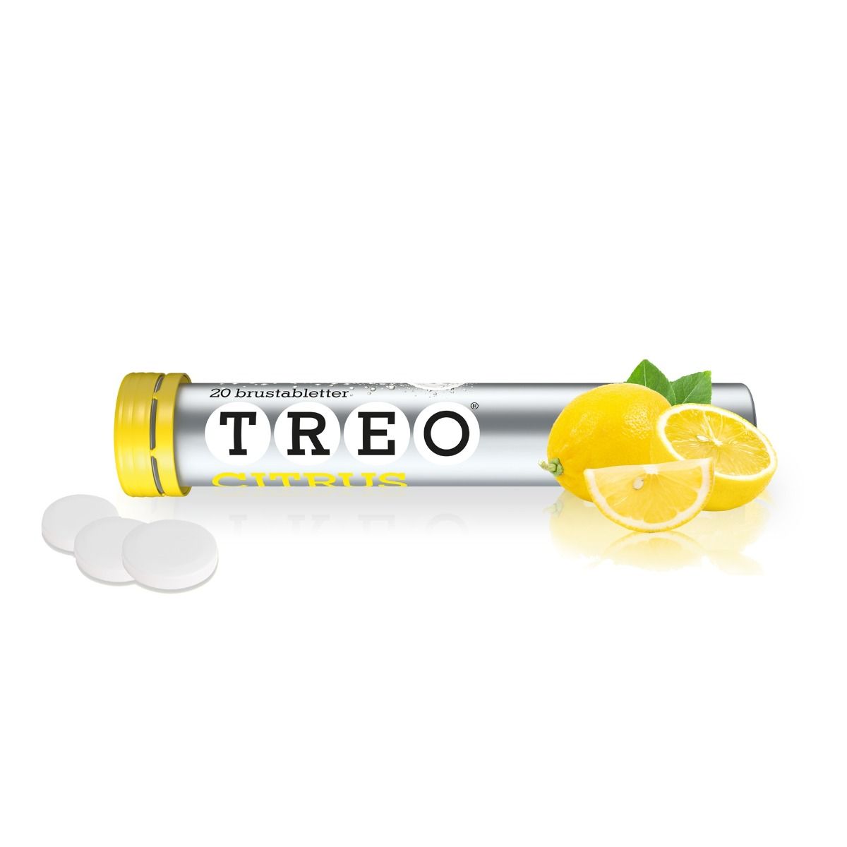 Treo citrus, brustablett 500 mg/50 mg