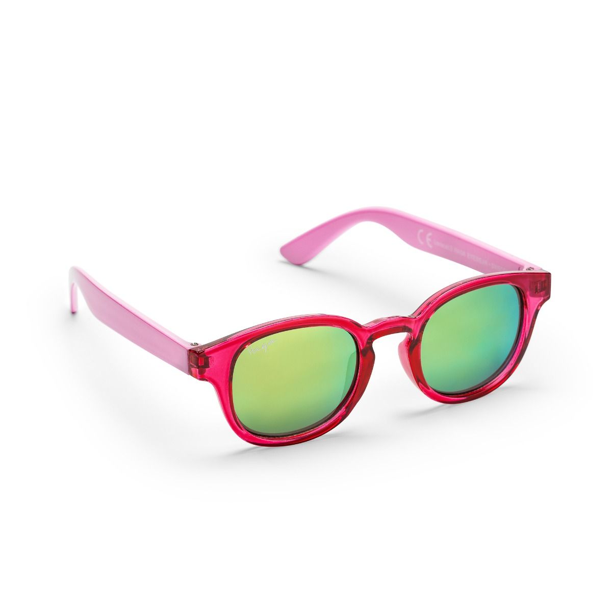Haga Solglasögon Wave Transparent Pink - Mirror lens