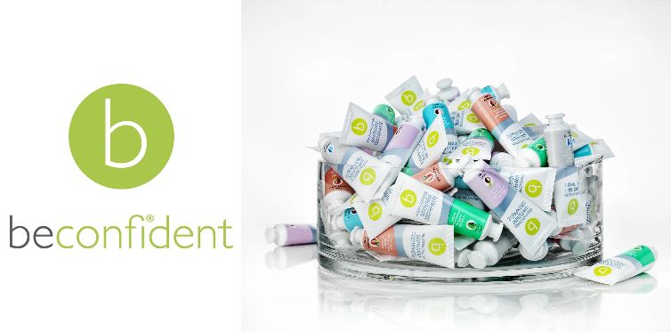 Leende m&auml;nnsikor och produkter fr&aring;n varum&auml;rket Beconfident
