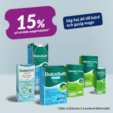 15% på Dulcosoft