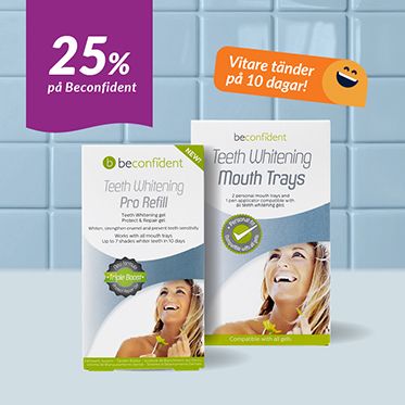 25% på tandblekning från Beconfident