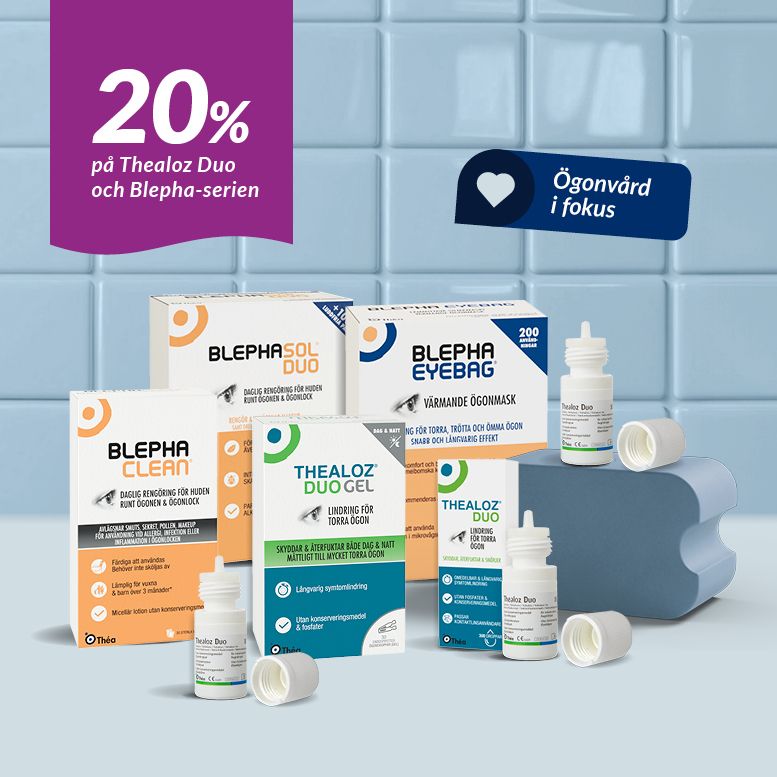 20% på Thealoz Due och Blepha-serien