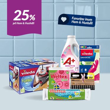 25% på Hem & Hushåll