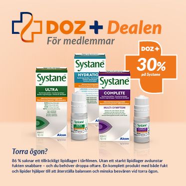 DOZ Dealen just nu - 30% p&aring; Systane