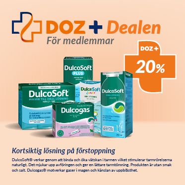 DOZ Dealen just nu - 20% på dulcosoft