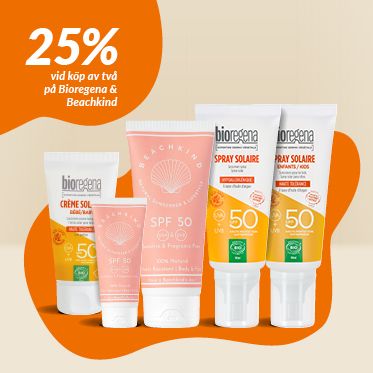 2 f&ouml;r 25% p&aring; Bioregena & Beachkind