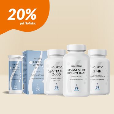 20% p&aring; Holistic