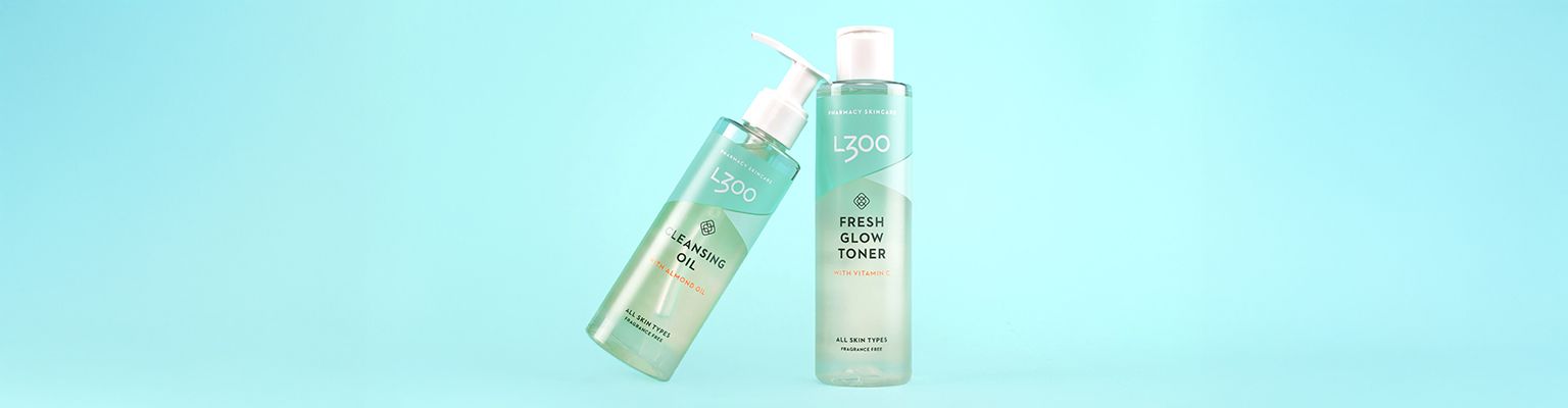 Två nya produkter från L300, cleansing oil och toner