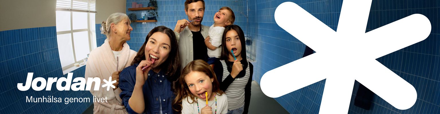 Jordan - ett skandinaviskt munvårdsvarumärke med produkter som gör det lättare för dig att ta hand om dina tänder. 