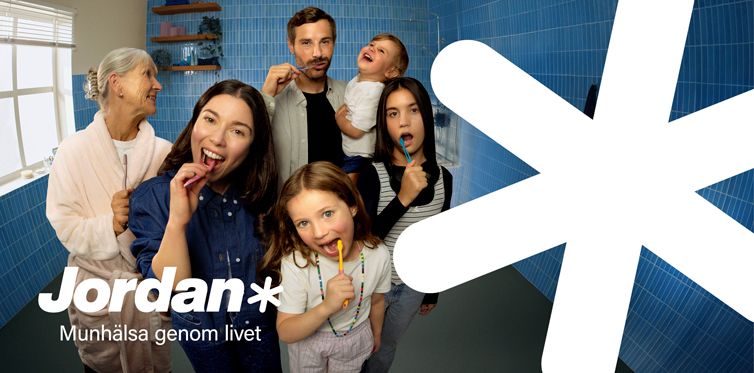 Jordan - ett skandinaviskt munvårdsvarumärke med produkter som gör det lättare för dig att ta hand om dina tänder. 