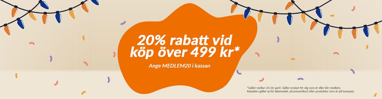 Medlemsdagar - logga in och f&aring; dubbla po&auml;ng p&aring; allt*