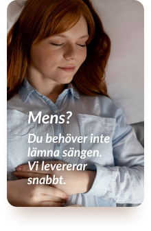 Dekorativ bild på kvinna som vilar i sängen