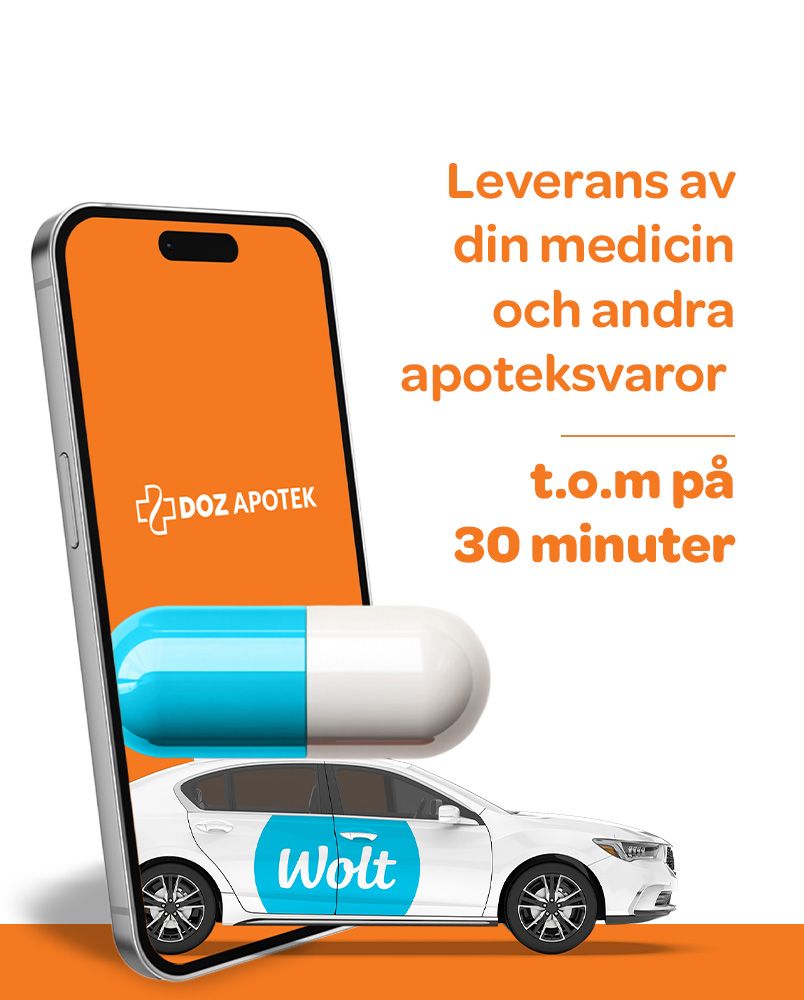 Leverans av din medicin och andra apoteksvaror inom 60 minuter