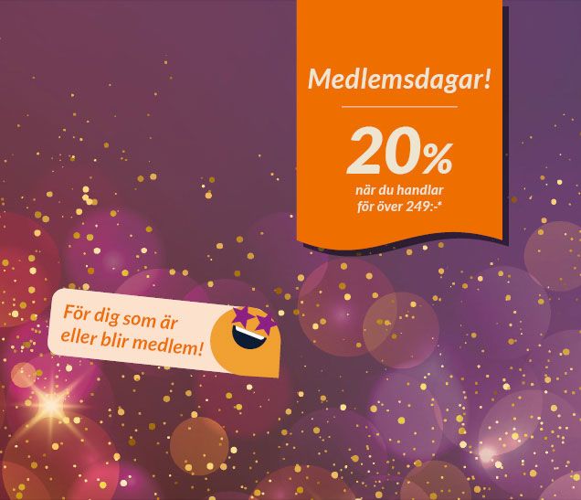 Medlemsdagar - logga in och få dubbla poäng på allt*