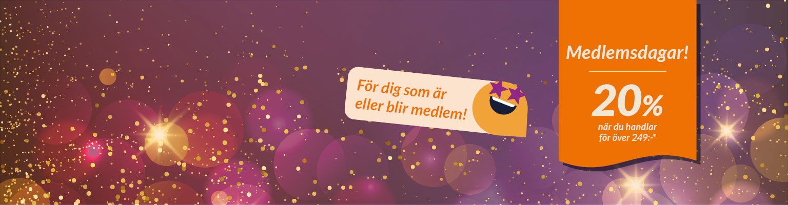 Medlemsdagar - logga in och få dubbla poäng på allt*