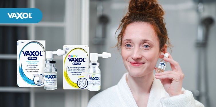  Vaxol, öronspray, behandlar öronvax och vaxproppar