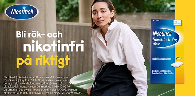 Bli rök- och nikotinfri med Nicotinell 