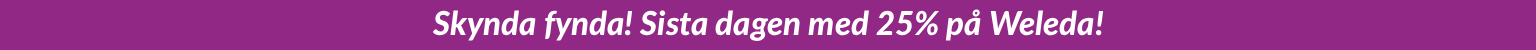 25% på Weleda