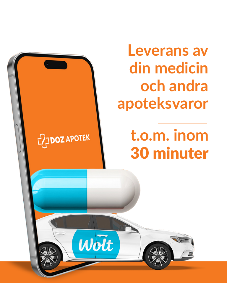 Leverans av din medicin och andra apoteksvaror inom 60 minuter