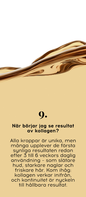 Nar borjar jag se reulstat av kollagen