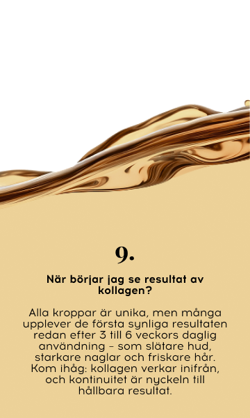 Nar borjar jag se resultat av kollagen